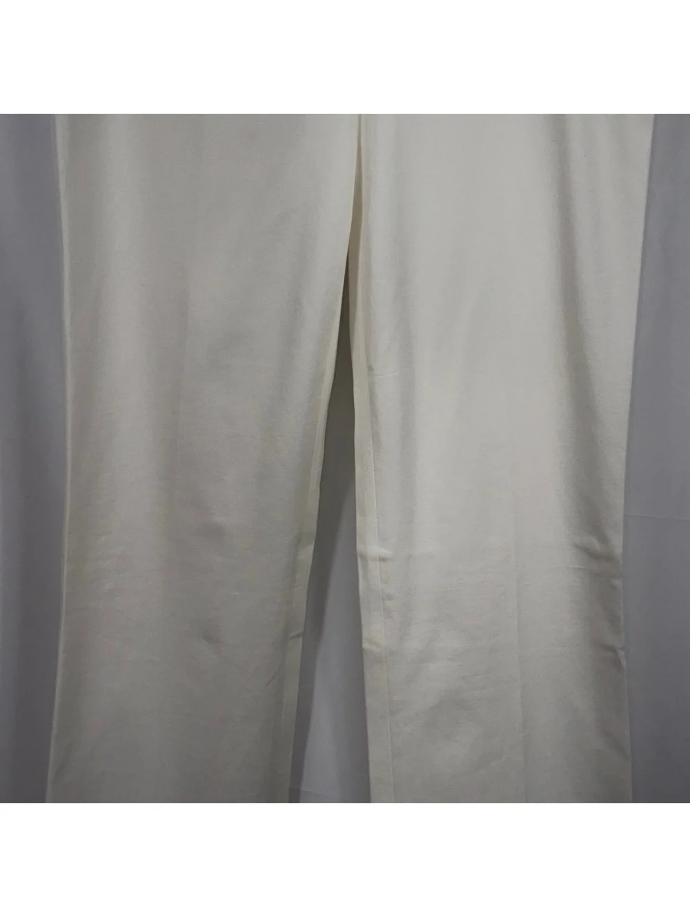 NWT J.Crew Factory Stretch Cotton White Straight Leg Pants Women’s Size 6T Tall